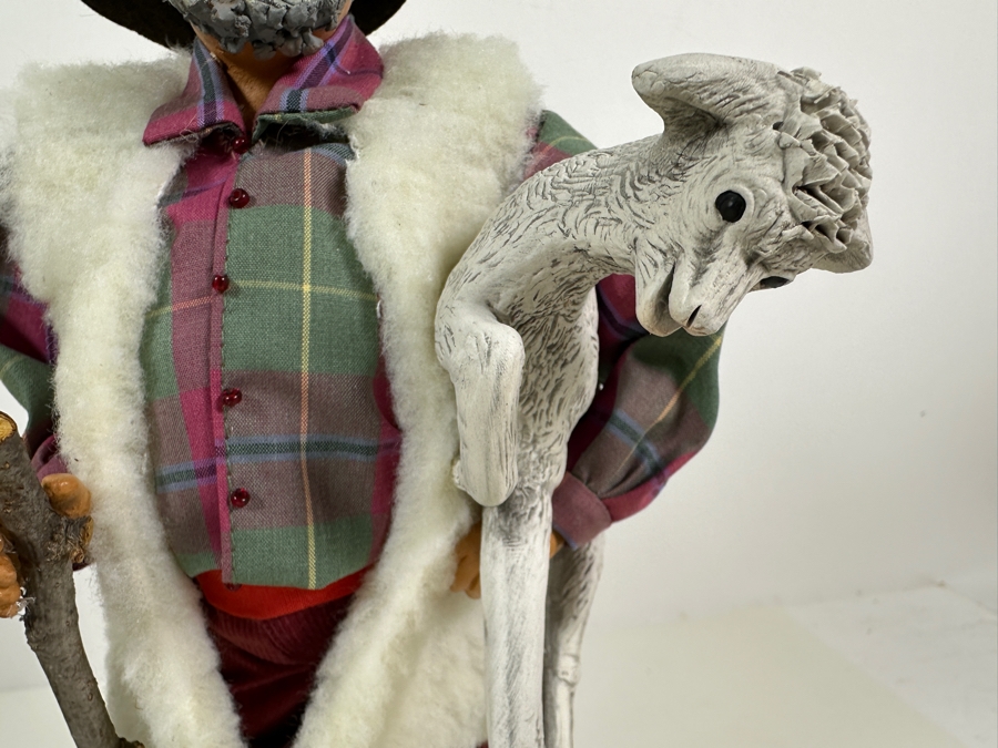 Pair Of Vintage Santon De Provence France Signed R. Gateay Hand Crafted Terra Cotta Clay Dolls 13H [Photo 7]