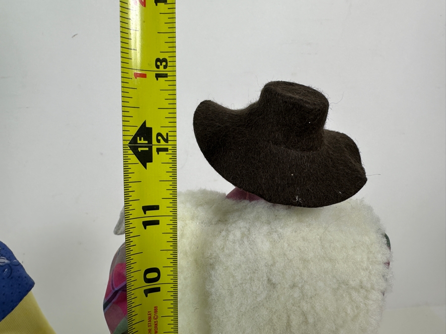 Pair Of Vintage Santon De Provence France Signed R. Gateay Hand Crafted Terra Cotta Clay Dolls 13H [Photo 14]