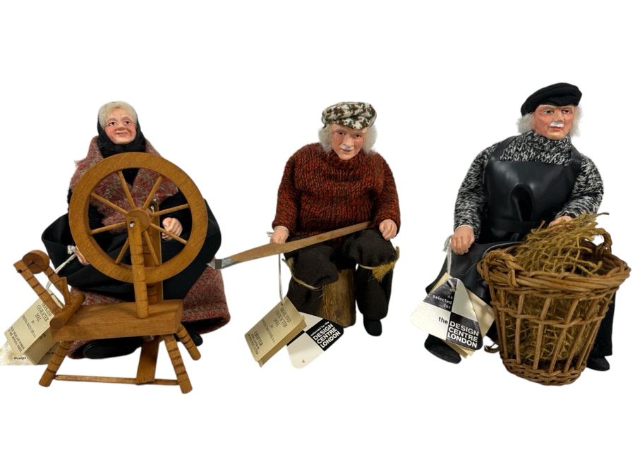 Set of (3) Scottish Highland Character Dolls by Sheena MacLeod [Photo 1]