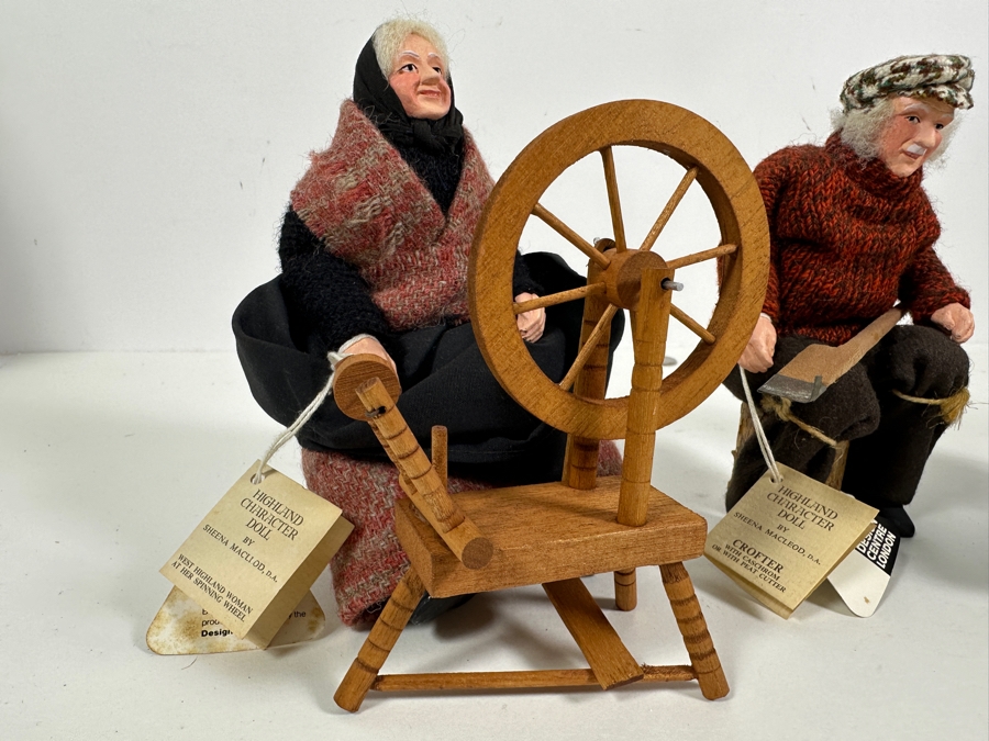 Set of (3) Scottish Highland Character Dolls by Sheena MacLeod [Photo 5]