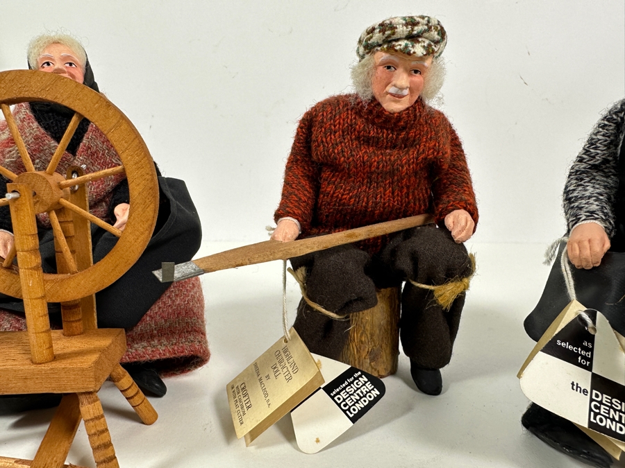 Set of (3) Scottish Highland Character Dolls by Sheena MacLeod [Photo 4]