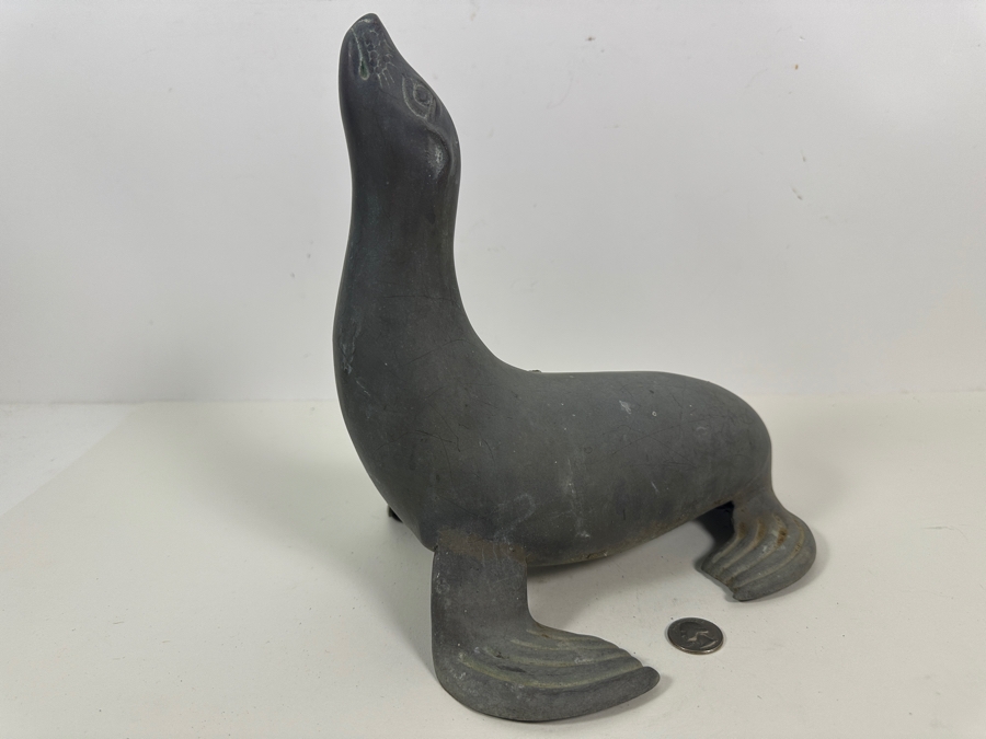 Brass Sea Lion Sculpture 10'W x 10.5'H [Photo 3]