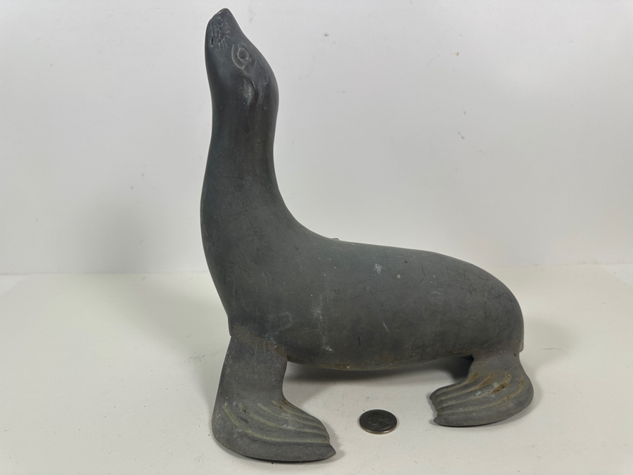 Brass Sea Lion Sculpture 10'W x 10.5'H [Photo 4]