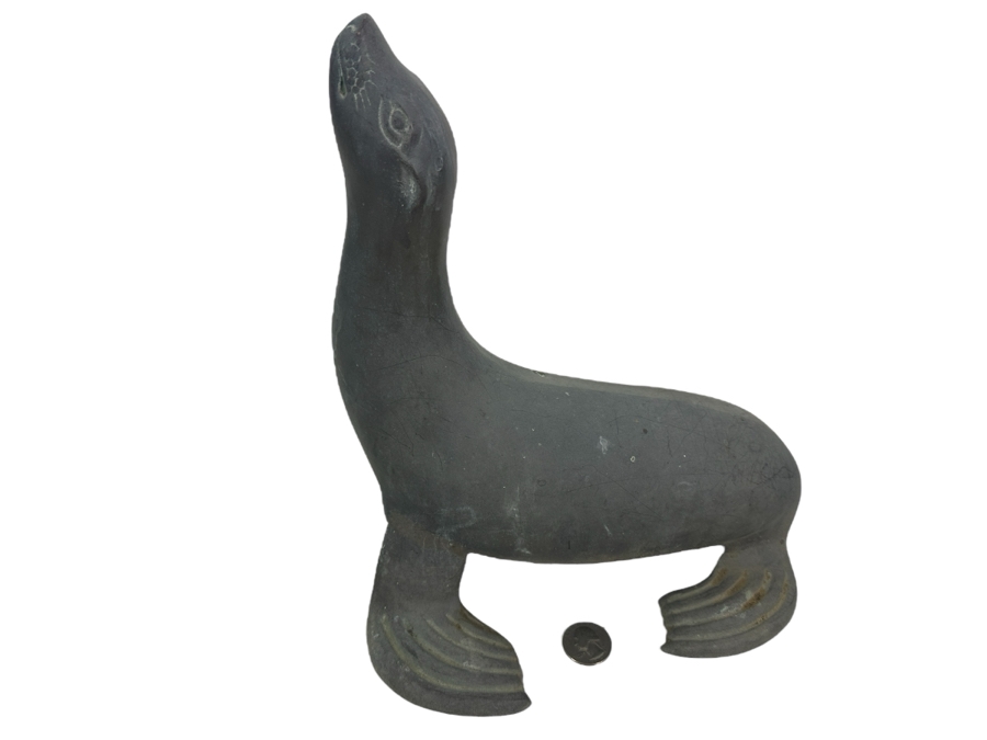 Brass Sea Lion Sculpture 10'W x 10.5'H [Photo 1]