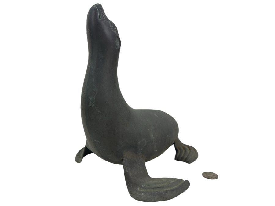 Brass Sea Lion Sculpture 10'W x 10.5'H [Photo 2]