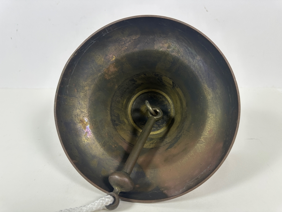 US Navy Ship's Brass Bell Engraved Capt. Dennis N31 CNE 1978-1980 7W [Photo 5]