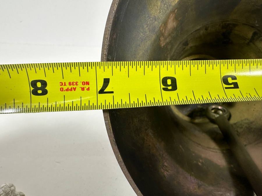 US Navy Ship's Brass Bell Engraved Capt. Dennis N31 CNE 1978-1980 7W [Photo 7]
