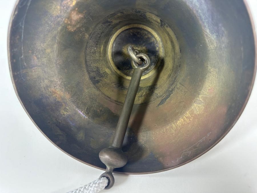 US Navy Ship's Brass Bell Engraved Capt. Dennis N31 CNE 1978-1980 7W [Photo 6]