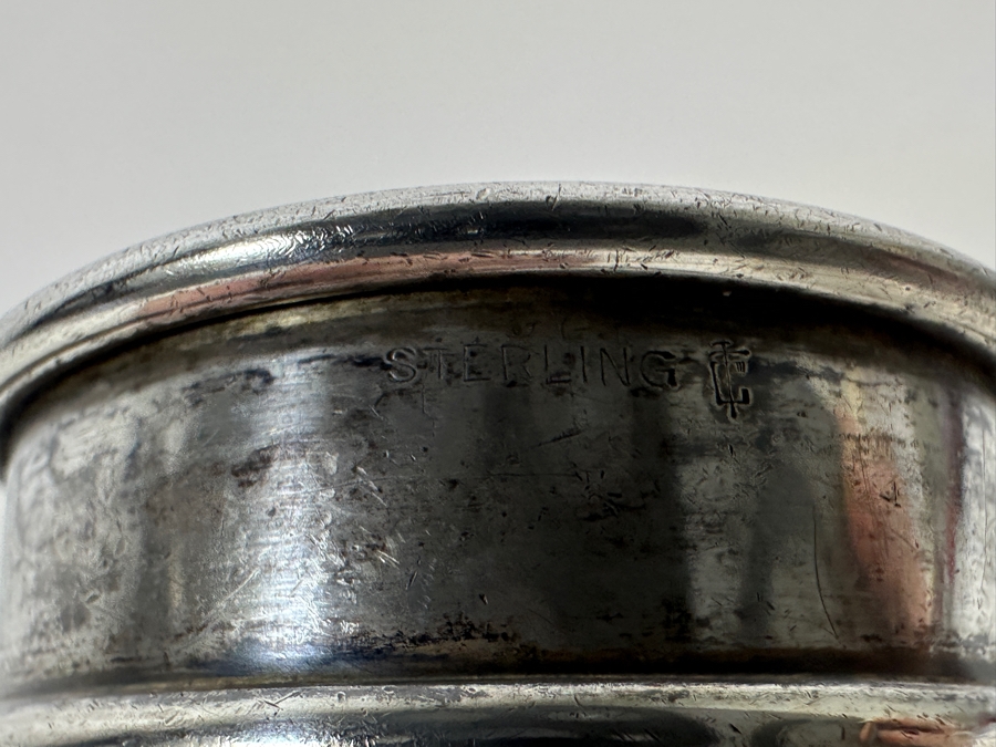 Vintage Sterling Silver Barware Double Jigger 3.75H 66g - Sterling Silver Melt Value = $65 [Photo 7]