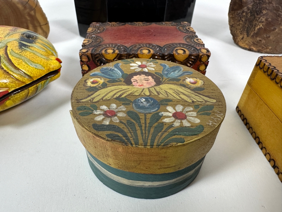 Vintage Wooden Box Collection (Fish Box Is Not Wood) [Photo 9]