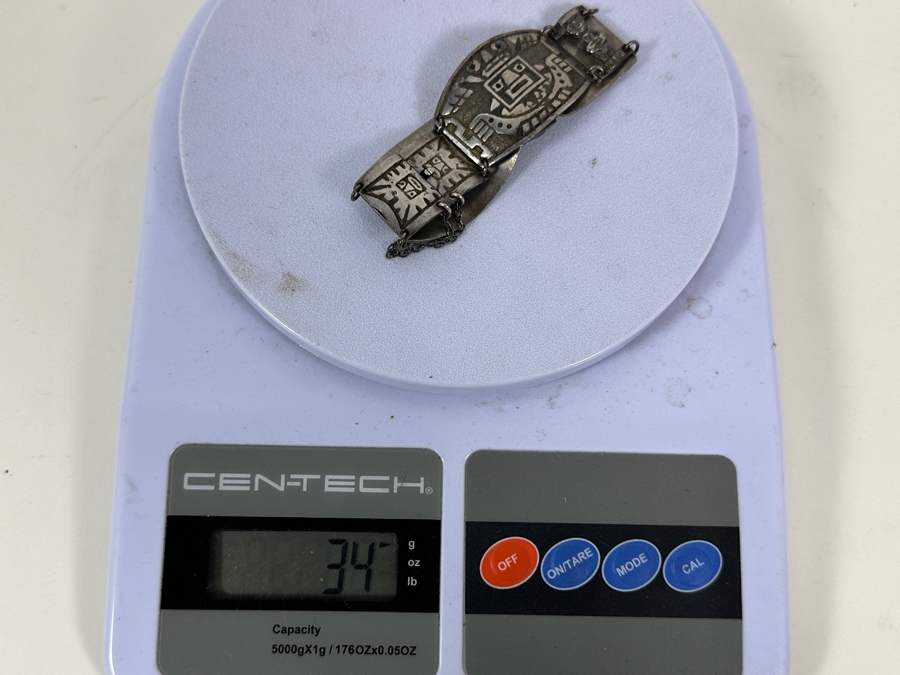 .900 Silver Peruvian Bracelet 34g [Photo 9]