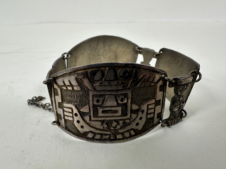 .900 Silver Peruvian Bracelet 34g [Photo 2]