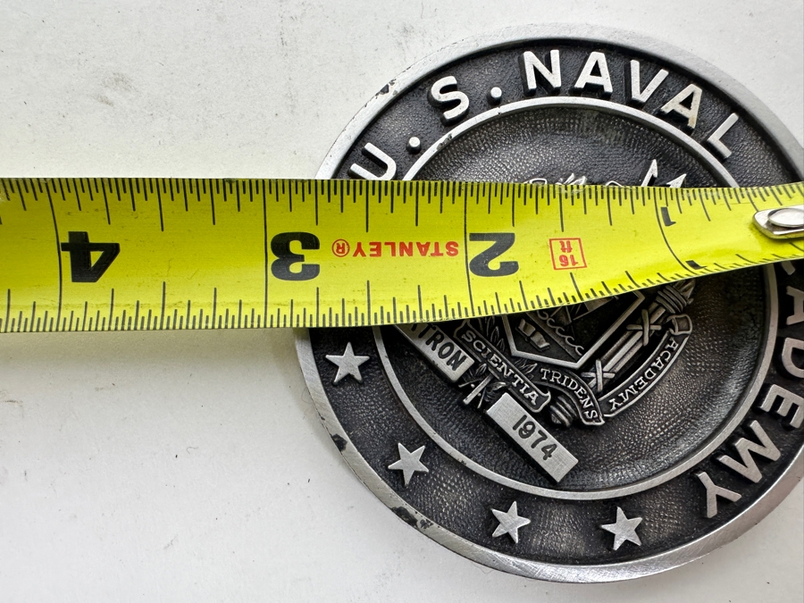 U.S. Naval Academy 1974 Metal Paperweight 2-7/8W [Photo 6]