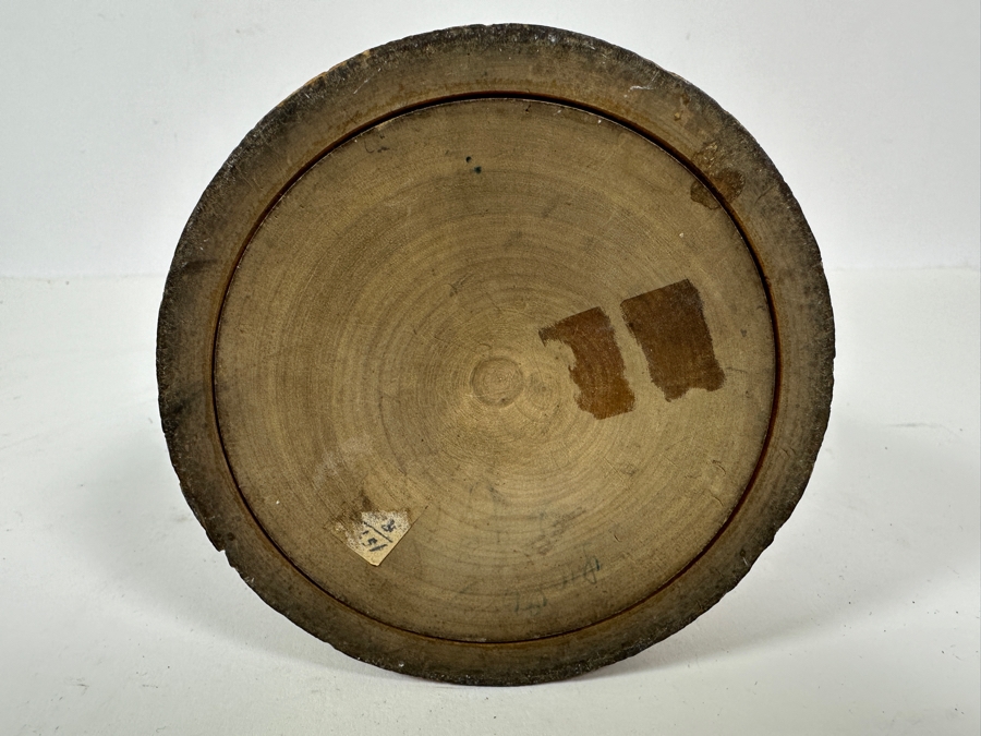 Antique Hand Carved Wooden Russian Tankard Mug 7H [Photo 12]