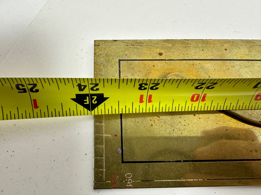 Antique Kelvin & Hughes Brass Nautical Parallel Rule Made In Great Britain 24W [Photo 7]