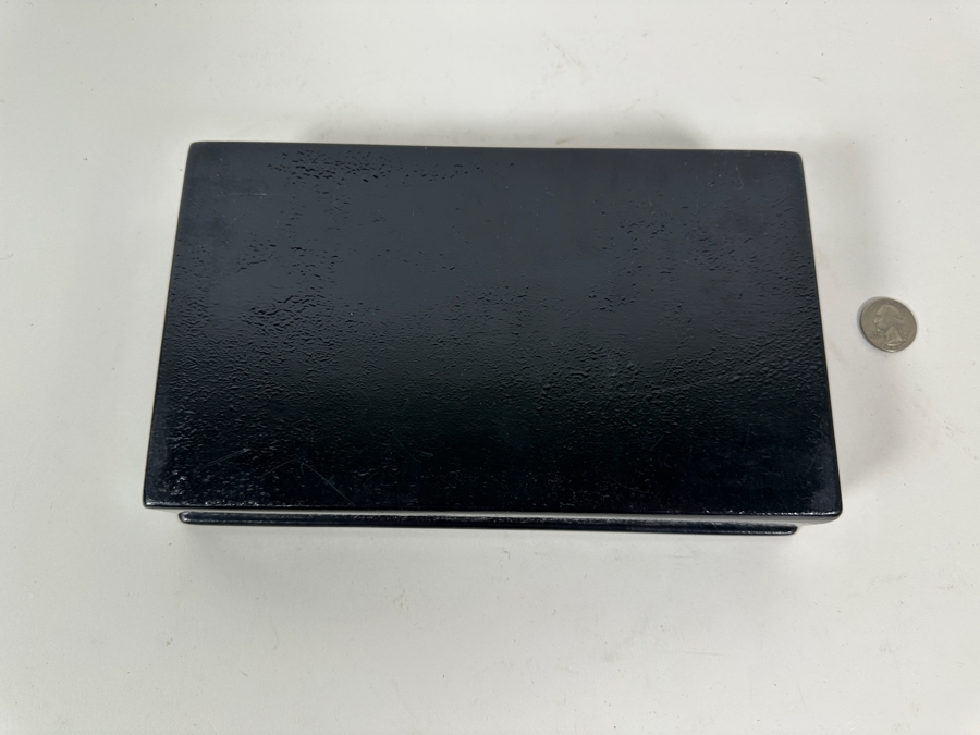 Vintage Hand Painted Russian Wooden Lacquer Box 9.5W X 5.5D X 1.75H [Photo 8]