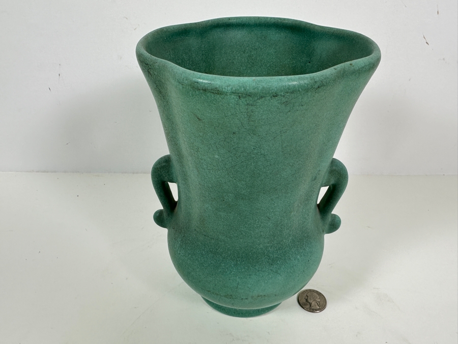 Antique Weller Pottery Vase 8.25H [Photo 3]