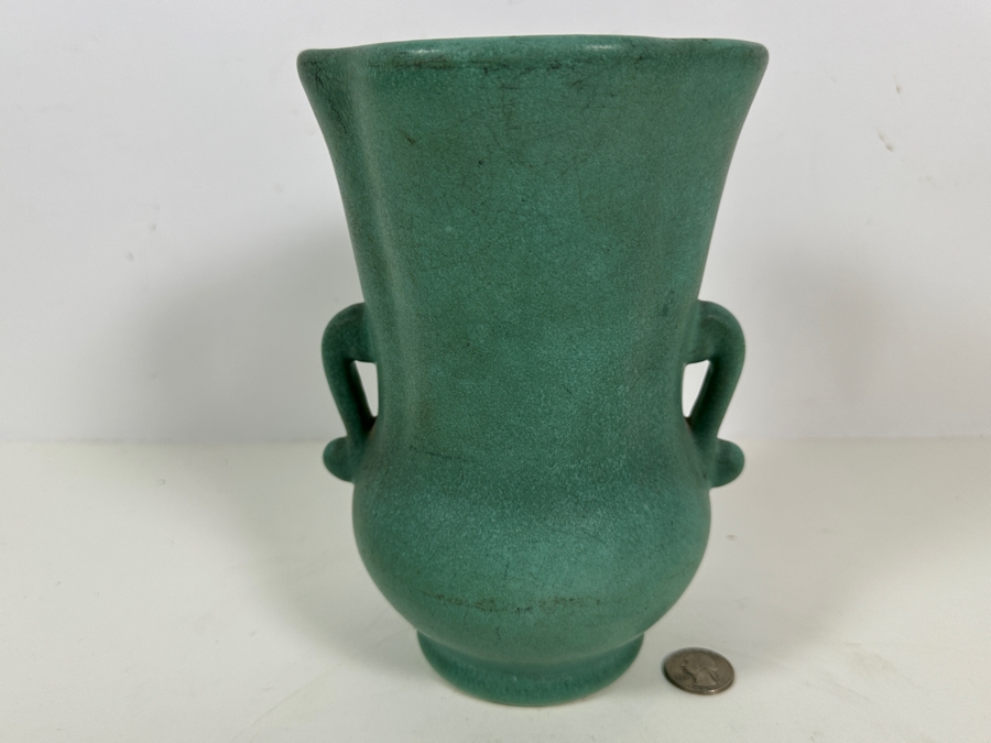 Antique Weller Pottery Vase 8.25H [Photo 4]