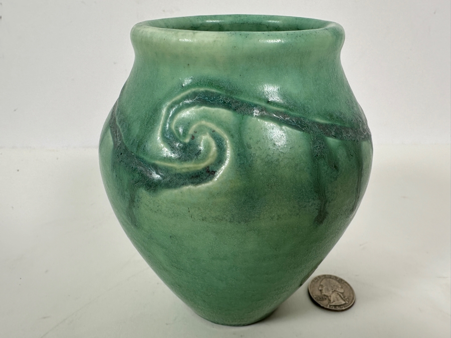 Antique 1901 Rookwood Pottery Vase 5.5H [Photo 3]