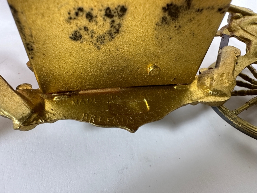 Britains Toy Soldiers Historical Series Her Majesty's State Coach With Windsor Greys Horses Plus Extra Horses With Original Damaged Box [Photo 7]