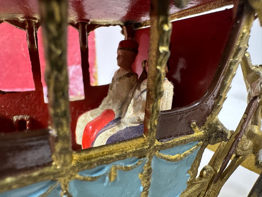 Britains Toy Soldiers Historical Series Her Majesty's State Coach With Windsor Greys Horses Plus Extra Horses With Original Damaged Box [Photo 5]