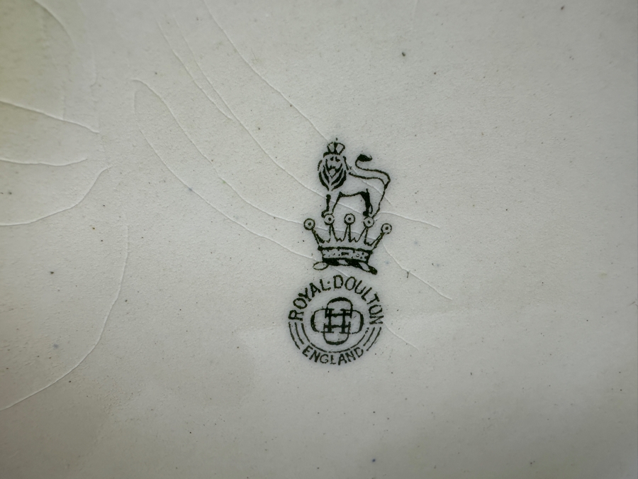 Antique English Royal Doulton Hand Painted Pitcher With Sailboat 7'H [Photo 7]