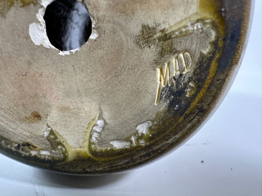 Stunning Antique 1892 Rookwood Pottery Vase 19'H - Hole Has Been Previously Drilled Into The Bottom To Accommodate A Lamp [Photo 11]