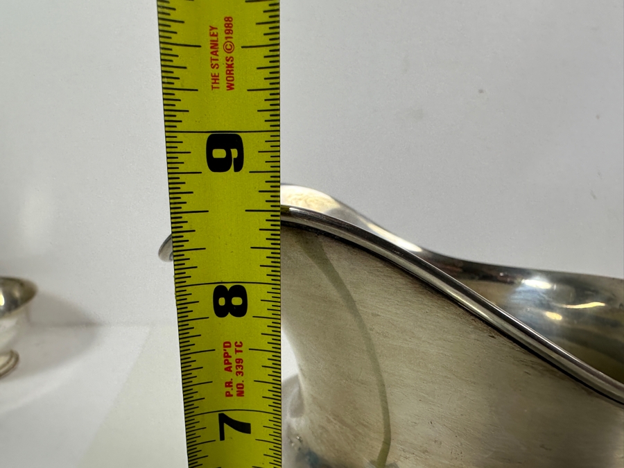 Antique Sterling Silver R. Wallace & Sons Mfg. Co. (R. W & S) Water Pitcher 4 Pints 8.5H 613g - Sterling Silver Melt Value = $601 [Photo 20]