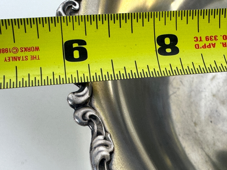 Vintage Sterling Silver Whiting Manufacturing Co. Footed Bowl 9W X 3.5H 441g - Sterling Silver Melt Value = $433 [Photo 11]