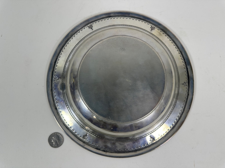 Vintage Sterling Silver Dominick & Haff (D.H.) Bowl With Stunning Repousse Work Along The Rim 265g - Sterling Silver Melt Value = $260 [Photo 7]