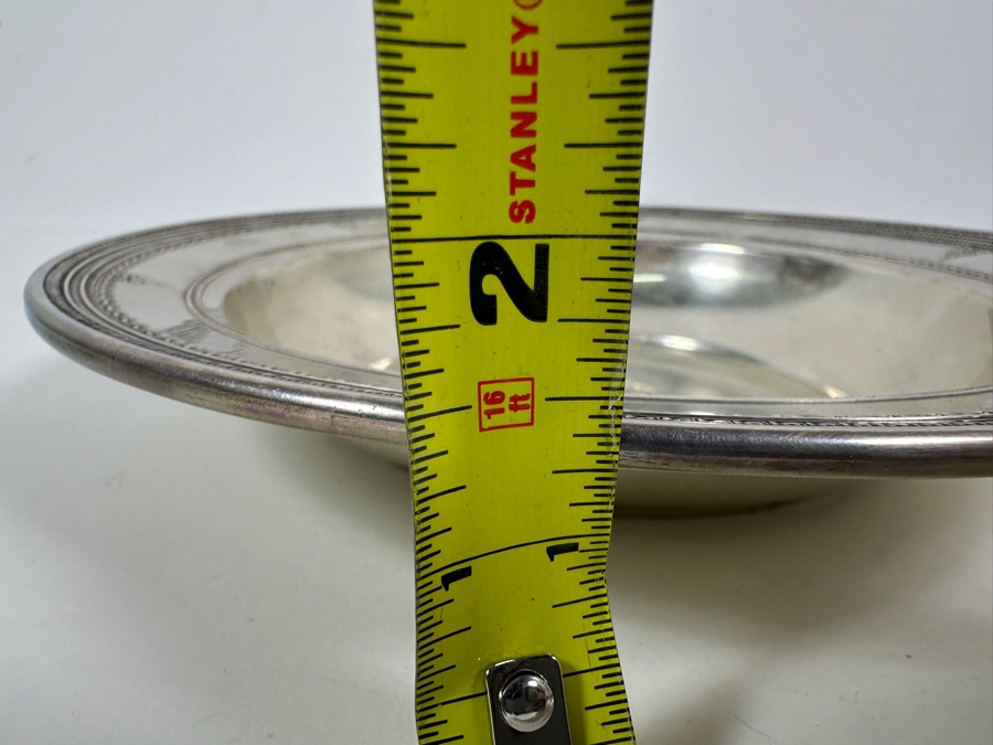 Vintage Sterling Silver Dominick & Haff (D.H.) Bowl With Stunning Repousse Work Along The Rim 265g - Sterling Silver Melt Value = $260 [Photo 11]