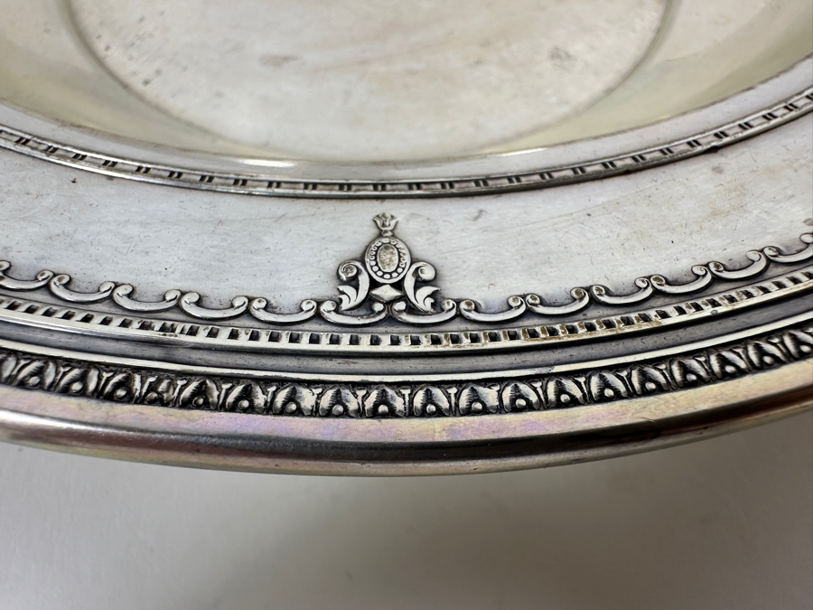 Vintage Sterling Silver Dominick & Haff (D.H.) Bowl With Stunning Repousse Work Along The Rim 265g - Sterling Silver Melt Value = $260 [Photo 5]