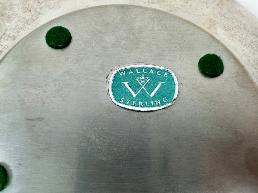 Vintage Sterling Silver Wallace Bowl 9.25W X 1.75H 307g - Sterling Silver Melt Value = $301 [Photo 9]