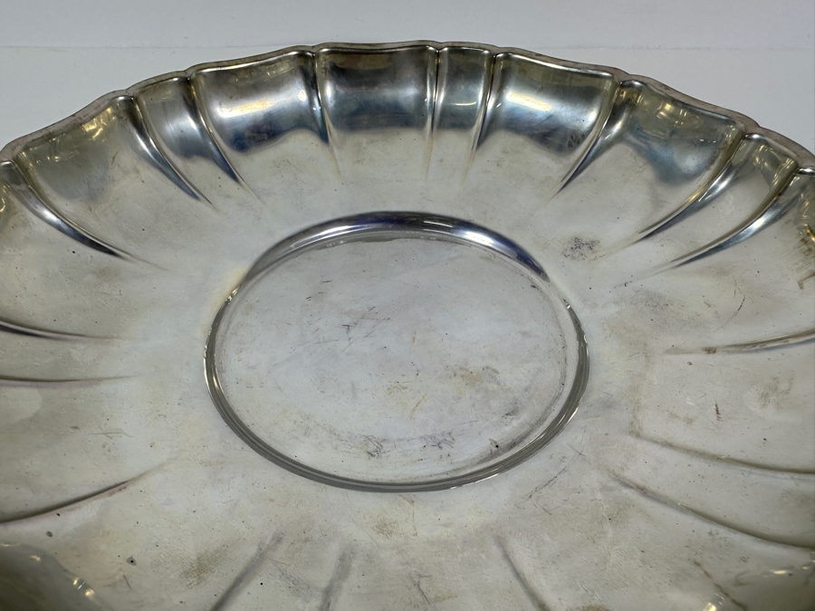Vintage Sterling Silver Wallace Bowl 9.25W X 1.75H 307g - Sterling Silver Melt Value = $301 [Photo 7]