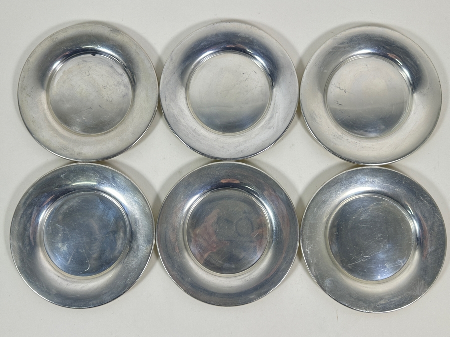 Six Vintage Sterling Silver Manchester Silver Co. Dishes 6W 565g - Sterling Silver Melt Value = $554 [Photo 7]