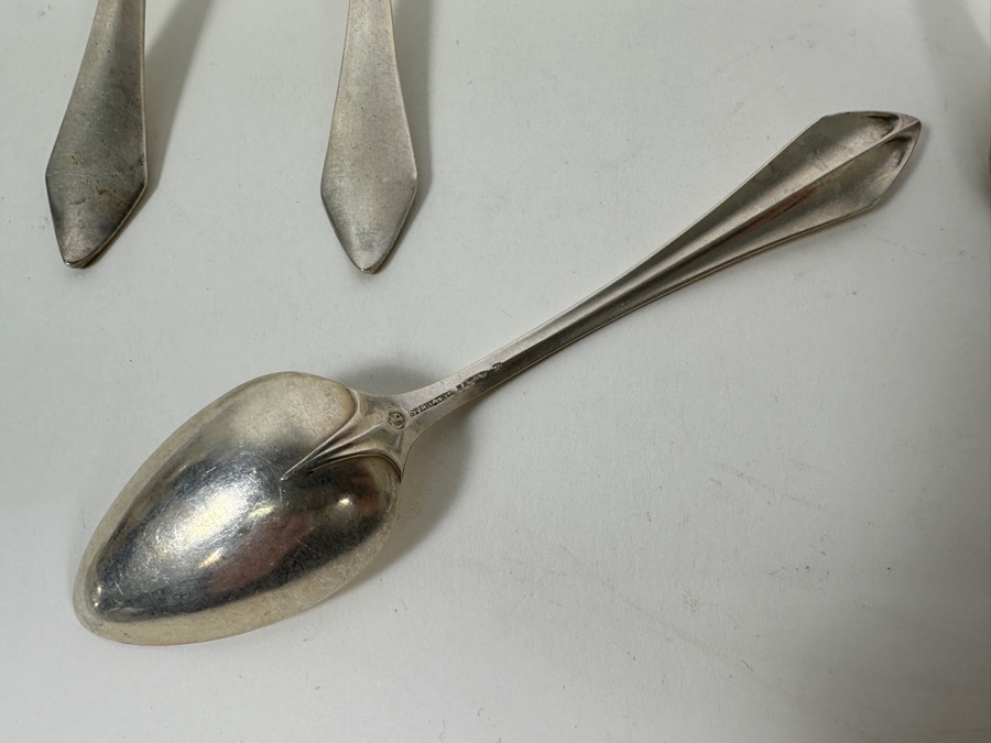 Six Vintage Sterling Silver Spoons 5.5L 121g - Sterling Silver Melt Value = $119 [Photo 6]