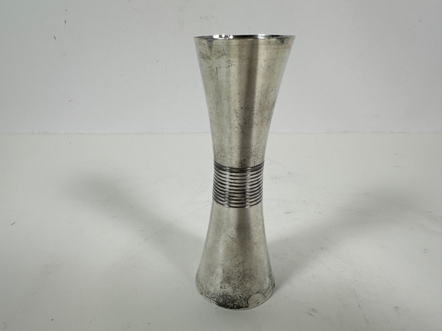 Vintage Sterling Silver Towle Jigger 5H 64g - Sterling Silver Melt Value = $63 [Photo 3]