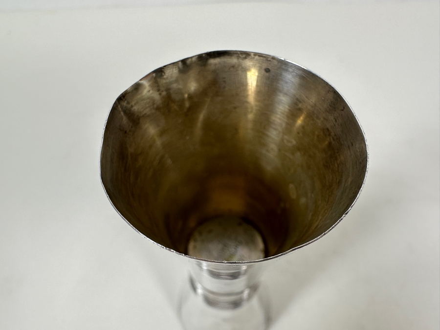 Vintage Sterling Silver Towle Jigger 5H 64g - Sterling Silver Melt Value = $63 [Photo 5]