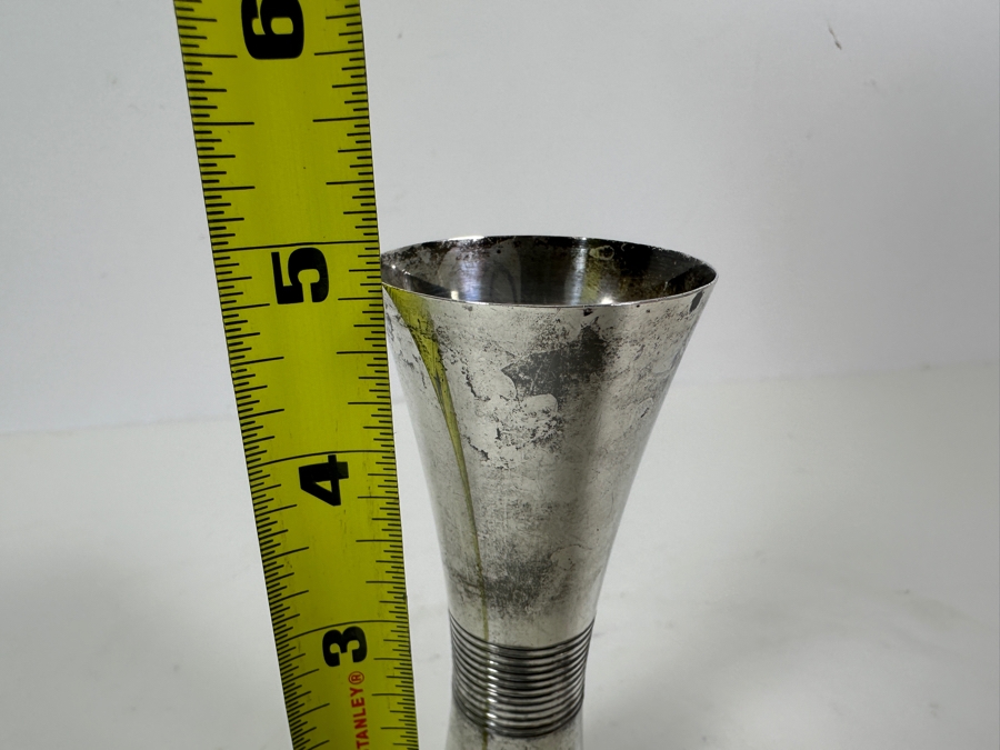 Vintage Sterling Silver Towle Jigger 5H 64g - Sterling Silver Melt Value = $63 [Photo 8]