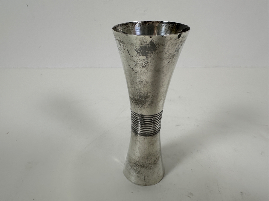 Vintage Sterling Silver Towle Jigger 5H 64g - Sterling Silver Melt Value = $63 [Photo 7]