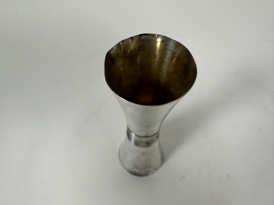 Vintage Sterling Silver Towle Jigger 5H 64g - Sterling Silver Melt Value = $63 [Photo 4]