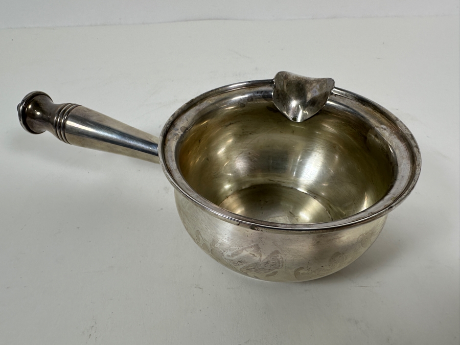 Vintage Sterling Silver Revere Pipkin Cooking Pot 7L 75g - Sterling Silver Melt Value = $74 [Photo 4]