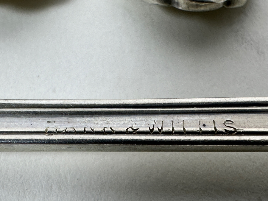 Six Antique English Sterling Silver Seafood Forks 94g - Sterling Silver Melt Value = $92 [Photo 9]