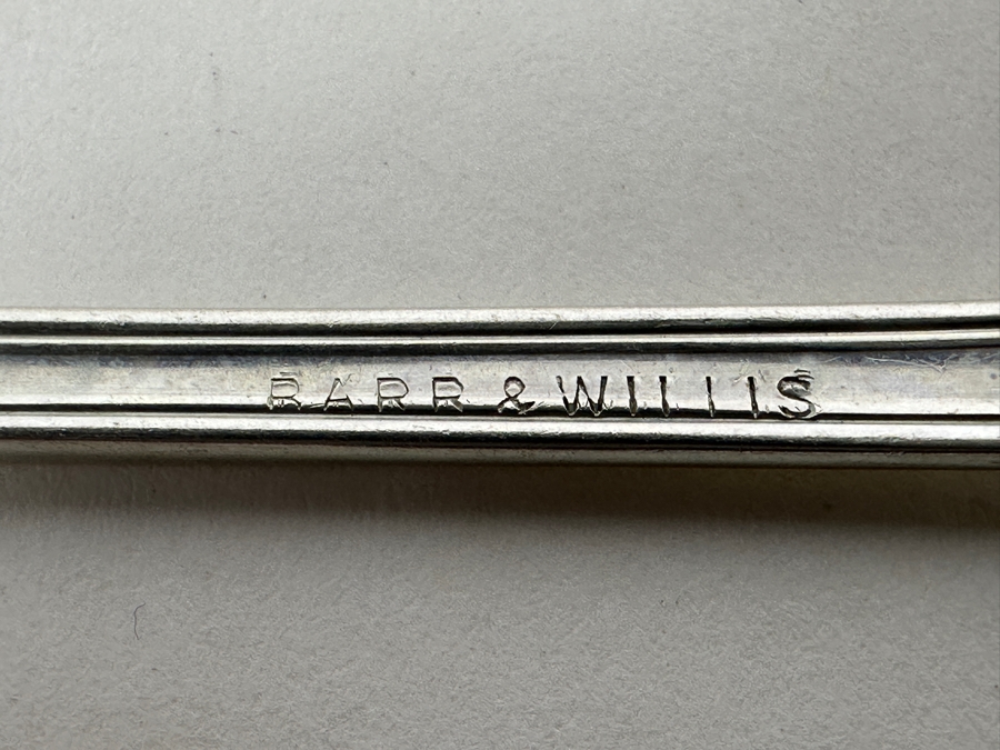 Six Antique English Sterling Silver Seafood Forks 94g - Sterling Silver Melt Value = $92 [Photo 10]