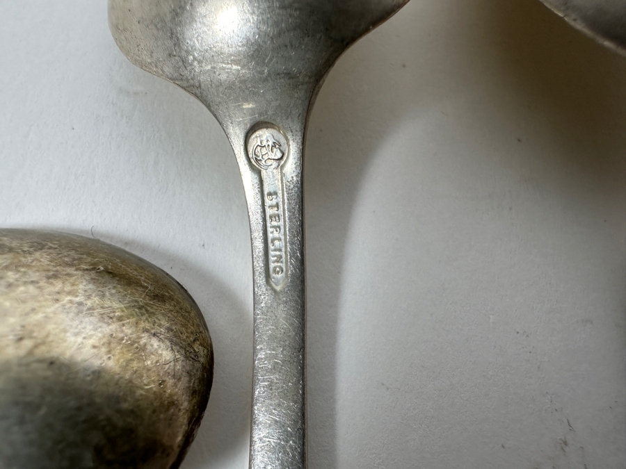 Collection Of Twelve Vintage Sterling Silver Spoons 287g - Sterling Silver Melt Value = $282 [Photo 10]