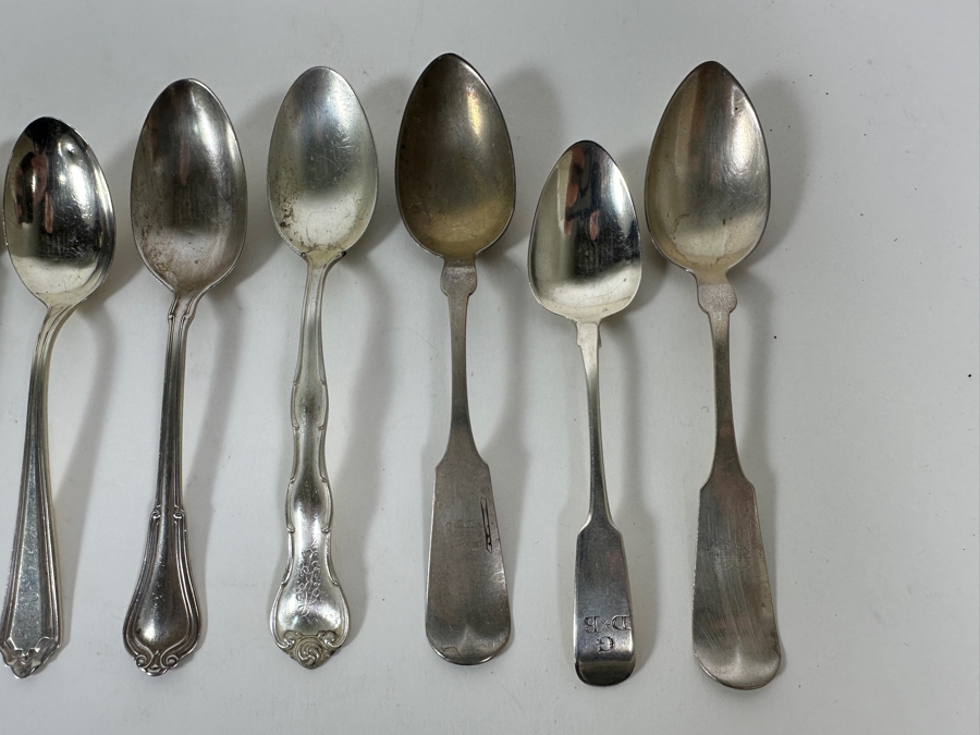 Collection Of Twelve Vintage Sterling Silver Spoons 287g - Sterling Silver Melt Value = $282 [Photo 7]