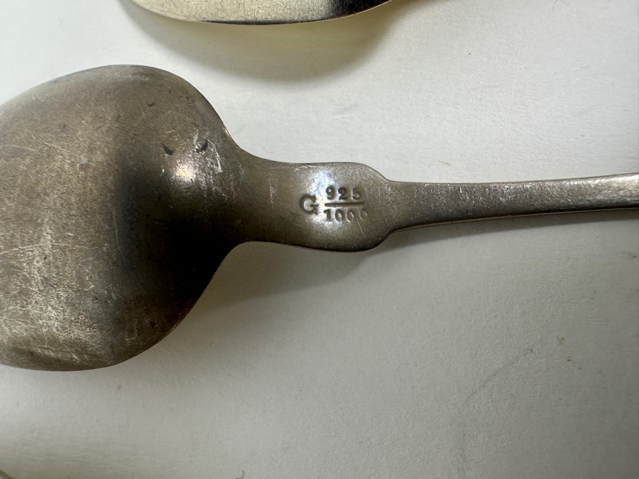 Collection Of Twelve Vintage Sterling Silver Spoons 287g - Sterling Silver Melt Value = $282 [Photo 16]