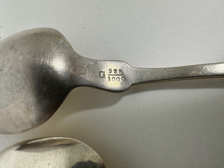 Collection Of Twelve Vintage Sterling Silver Spoons 287g - Sterling Silver Melt Value = $282 [Photo 18]