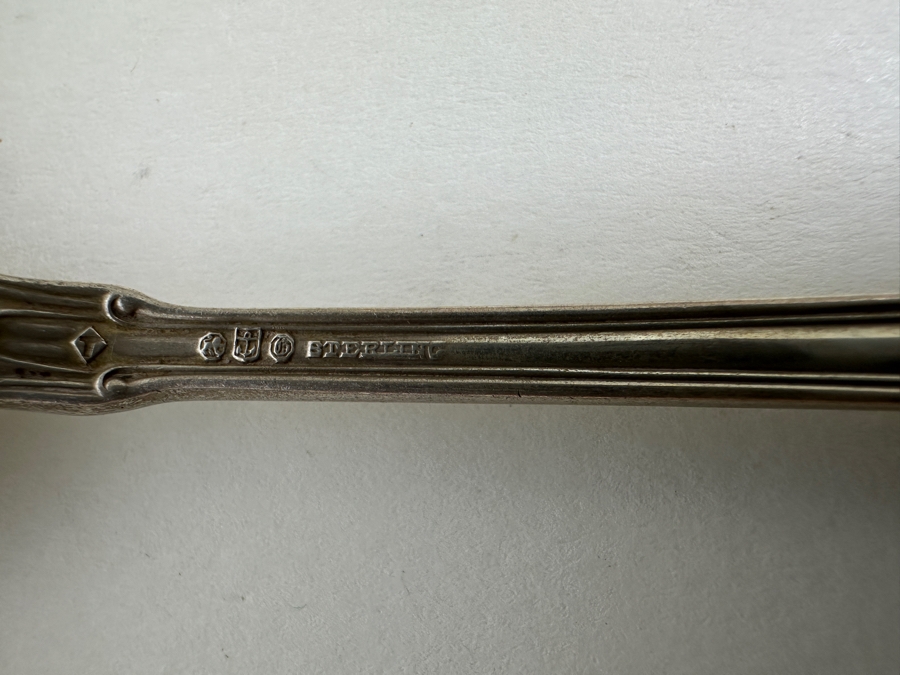 Collection Of Twelve Vintage Sterling Silver Spoons 287g - Sterling Silver Melt Value = $282 [Photo 14]