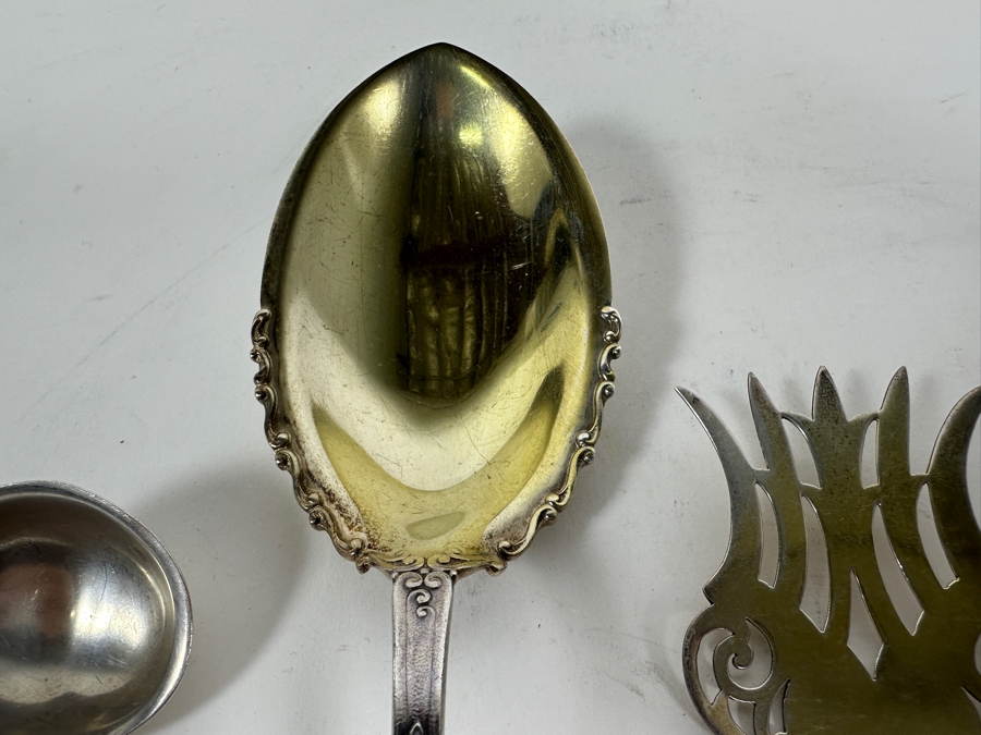Four Vintage Sterling Silver Serving Pieces 150g - Sterling Silver Melt Value = $147 [Photo 6]